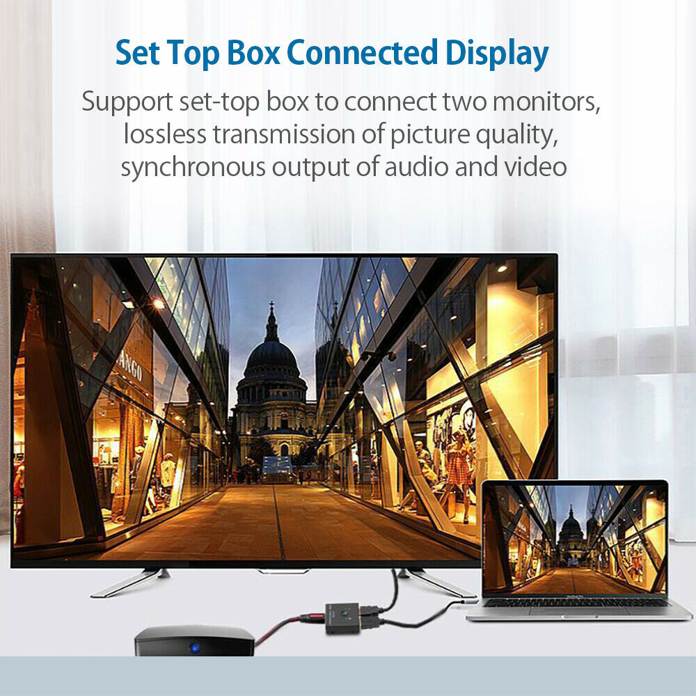 HDTV Switch 2-Port 4K Bi-Directional