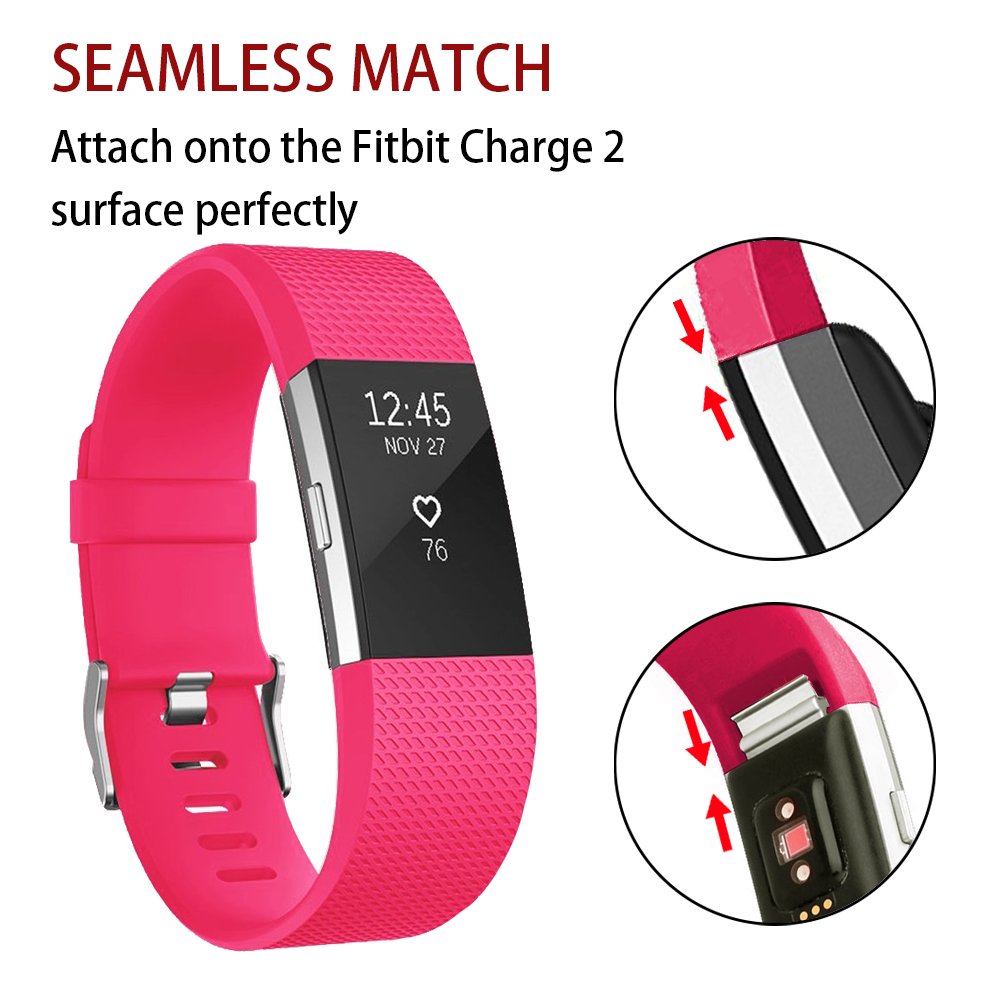 Fitness Tracker Normal Rubber band-Pink-S