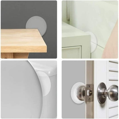6pcs Clear Silicone Door Stoppers