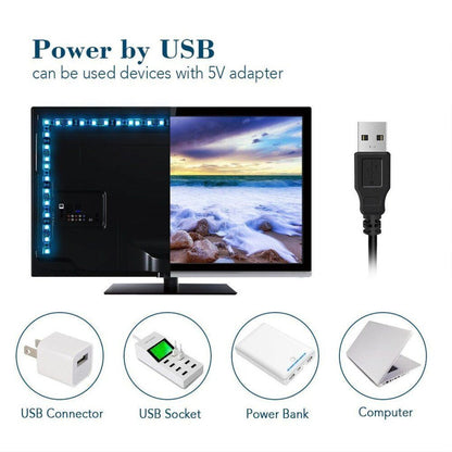 USB RGB 3M TV Back Light LED Strip Lights
