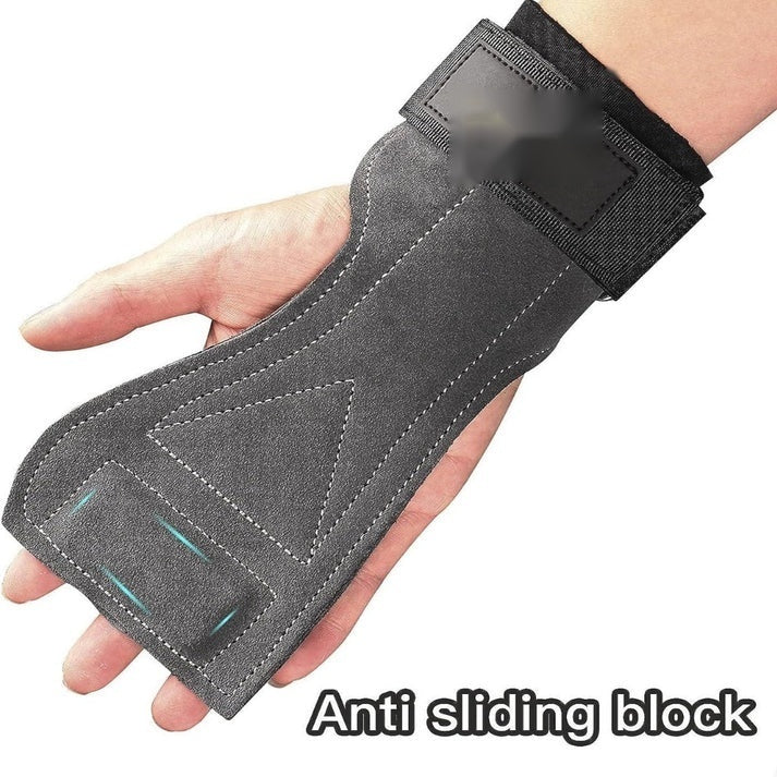 1 pair, Durable Cowhide Palm Guards for Fitness Equipment