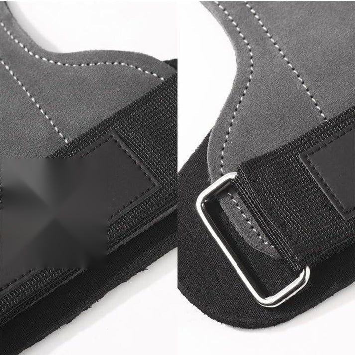 1 pair, Durable Cowhide Palm Guards for Fitness Equipment