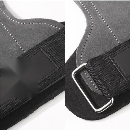 1 pair, Durable Cowhide Palm Guards for Fitness Equipment