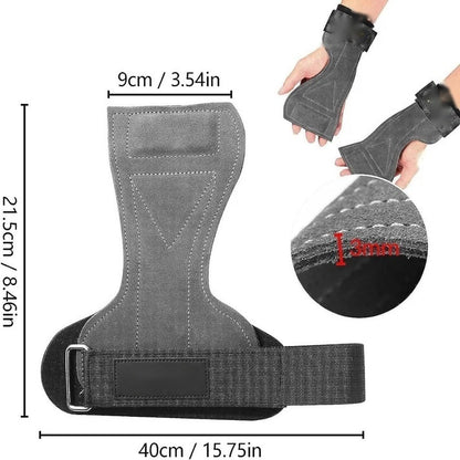 1 pair, Durable Cowhide Palm Guards for Fitness Equipment