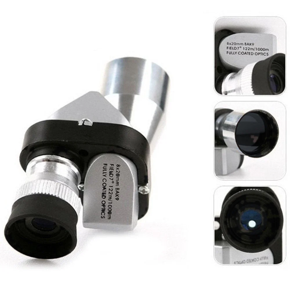 Mini Monocular Telescope 8x20 Pocket Compact Scope for Bird Watching Travel