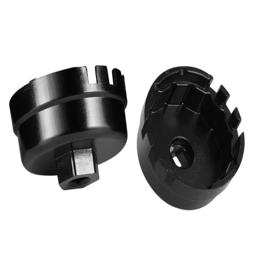 Oil filter cap wrench socket remover tool