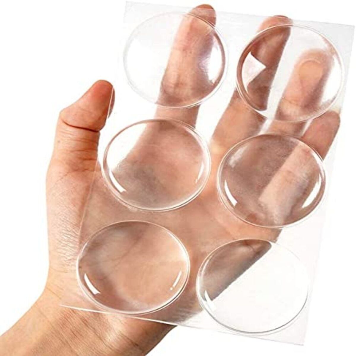 6pcs Clear Silicone Door Stoppers