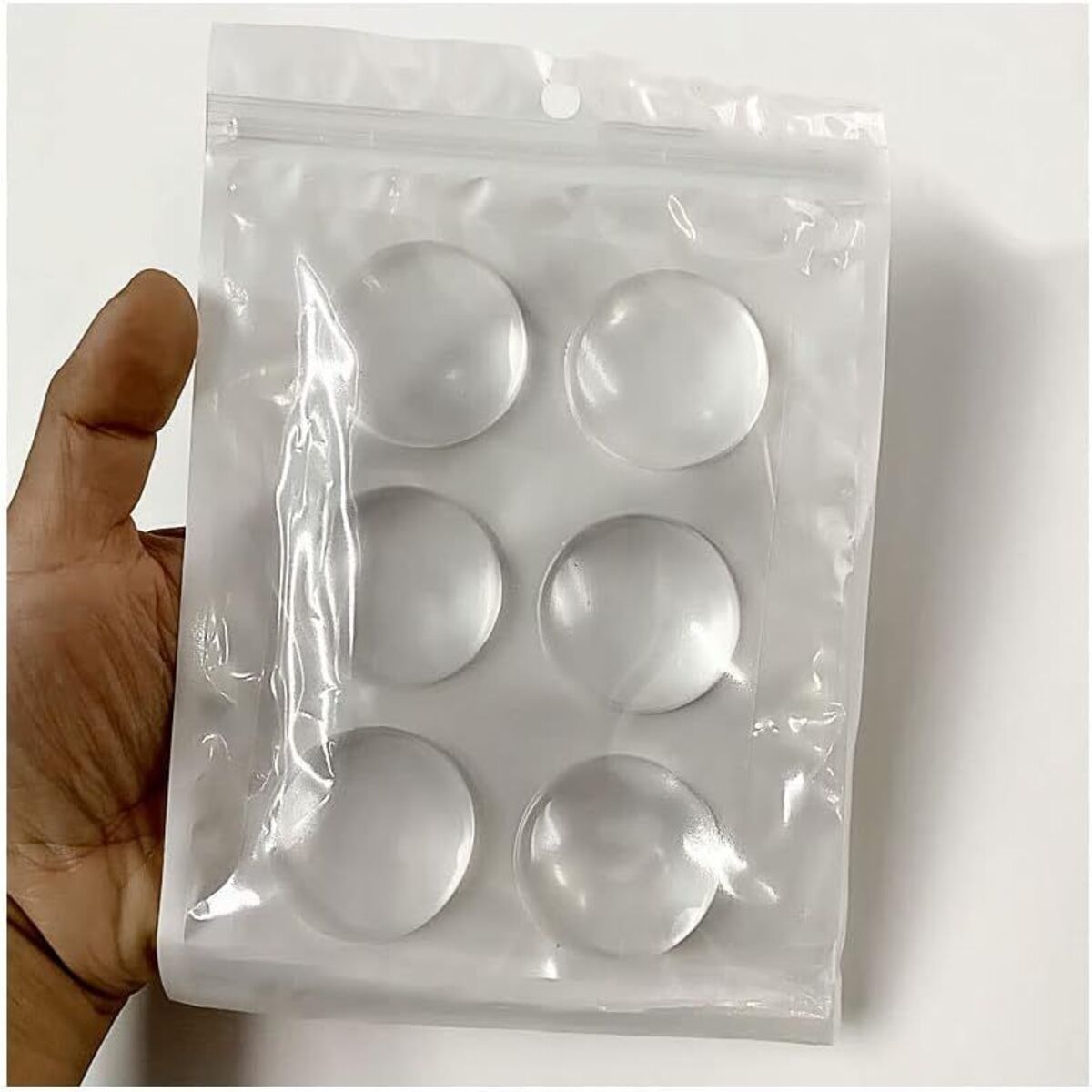 6pcs Clear Silicone Door Stoppers