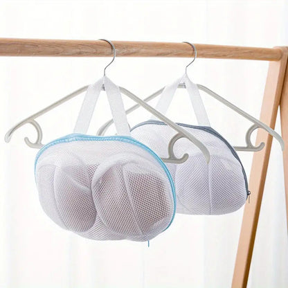 Mesh Bra Washing Bag High Permeability Bra-shaped With Handle & Zipper