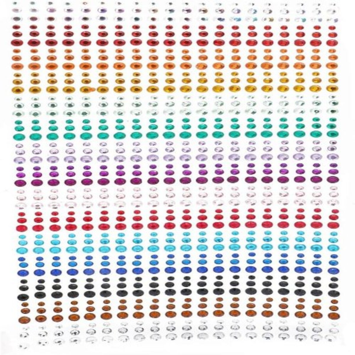 900pcs Facial Gem Self Adhesive Sticker