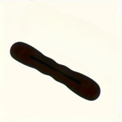 Bun Maker Sponge Plastic Loop Curly Hairbands Hairstyle LARGE BLACK