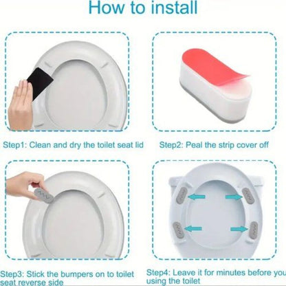 Super SBidet Toilet Seat Bumpersticky Rubber Toilet Seat Bumpers For Bidet Fitting