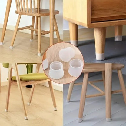 Silicone Chair Leg Caps - Protect Furniture Legs & Prevent Slipping