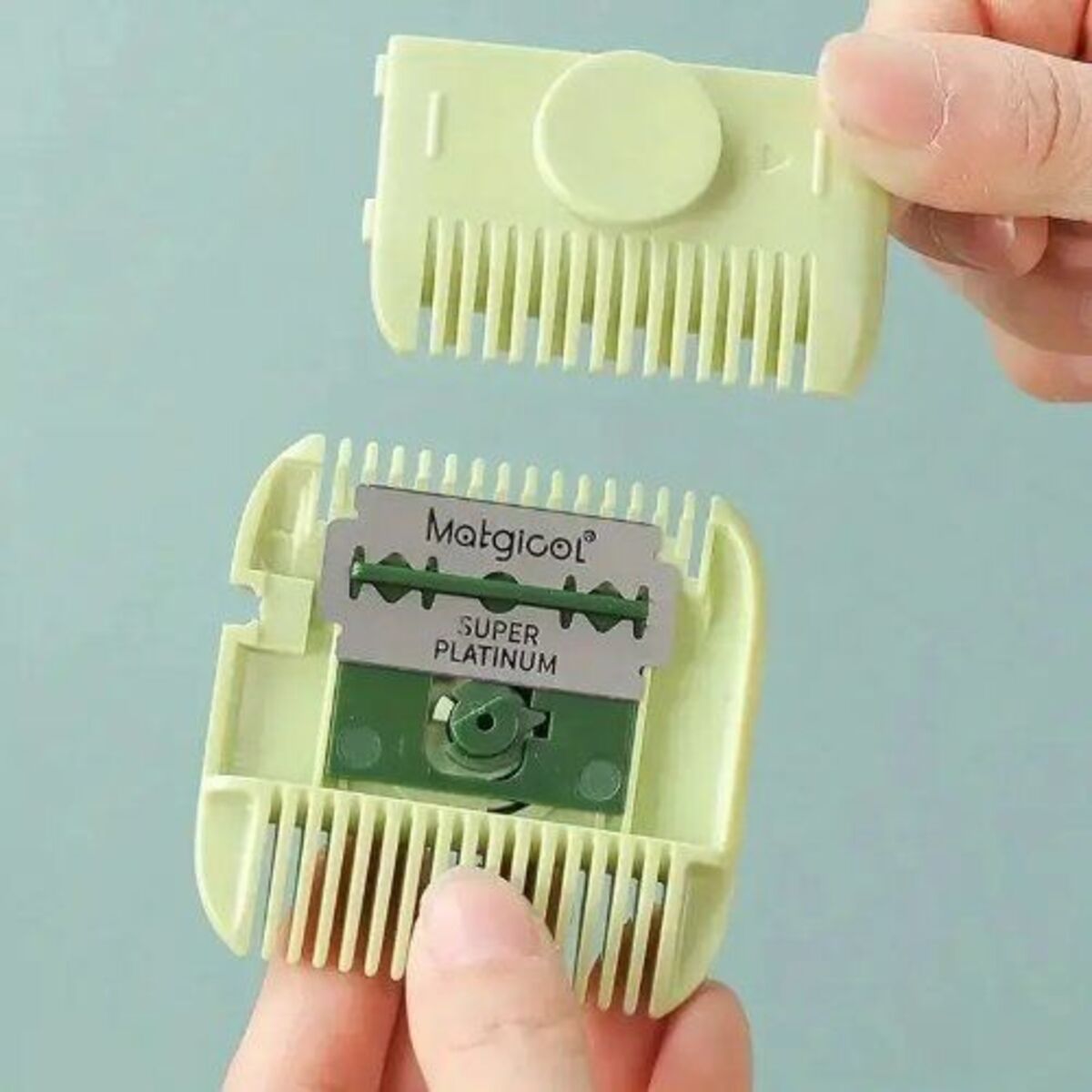 Two-in-one Clipper Portable Haircut Comb Hair Bifurcation Trimmer Haircut Comb