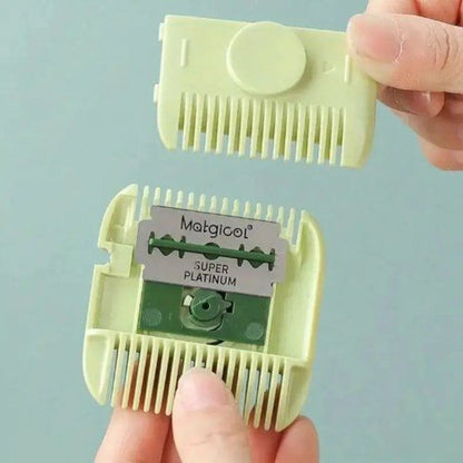 Two-in-one Clipper Portable Haircut Comb Hair Bifurcation Trimmer Haircut Comb