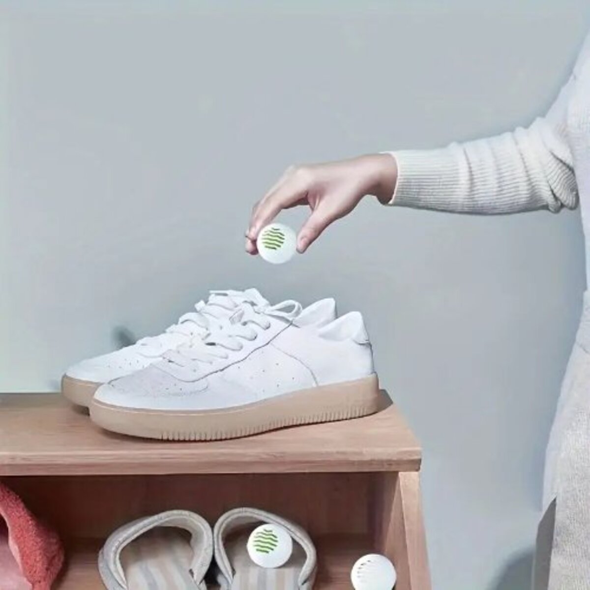 6pcs Deodorizer Freshener Balls For Shoes Tea Fragrance