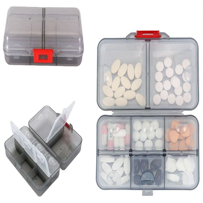 Travel Pill Organizer Medicine Box