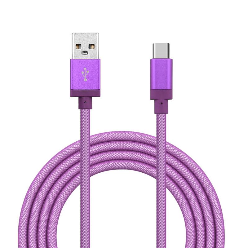 Type - C Fishing Net Braid Charging Cable
