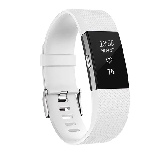Fitness Tracker Normal Rubber band-White-S