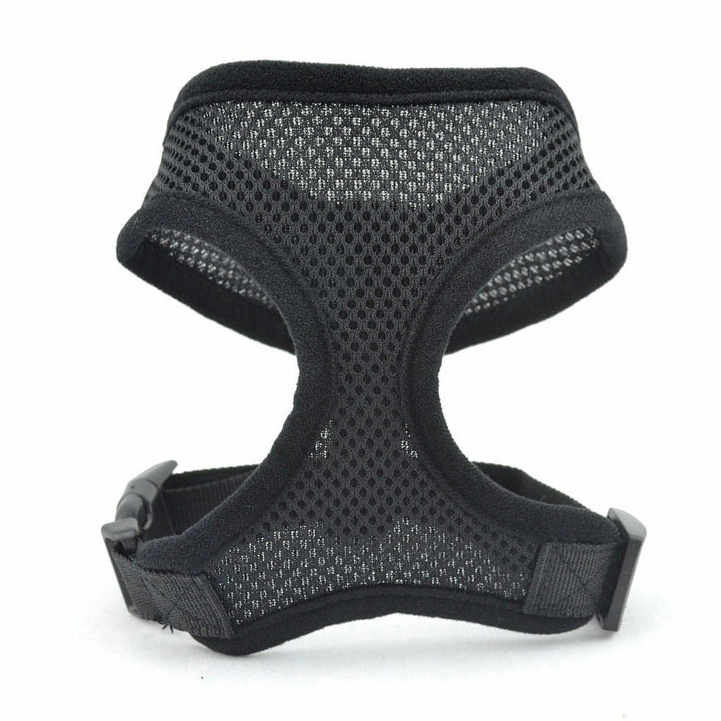 dog cat harness Strap-Black-S