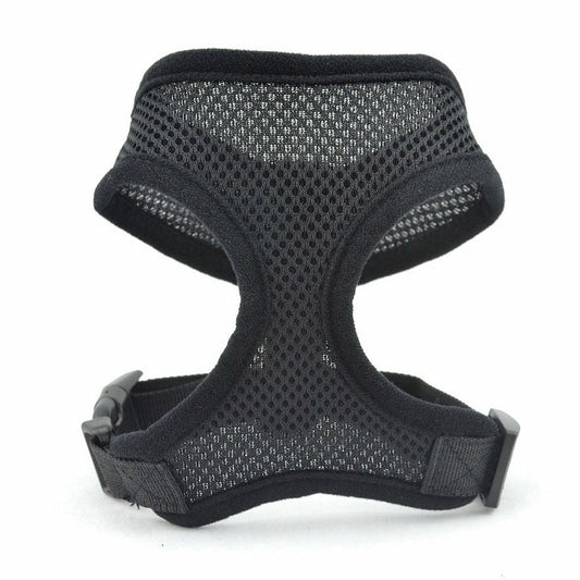 dog cat harness Strap-Black-S