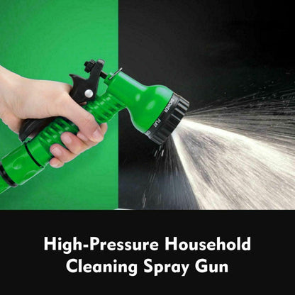 Expandable Garden Water Hose 100 Ft with Spray Nozzle