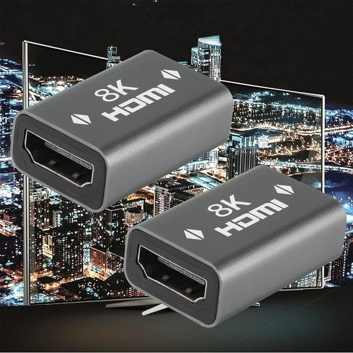 HDTV Connector 8K, Female to Female Coupler