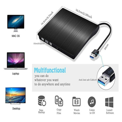 USB 3.0 Portable CD DVD