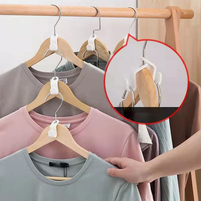 60pcs Clothes Hanger Connector Hooks