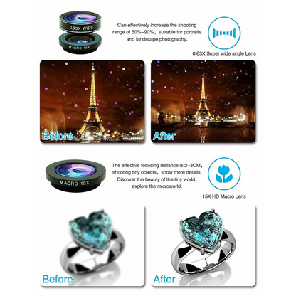 Smartphone Camera Lens Kit