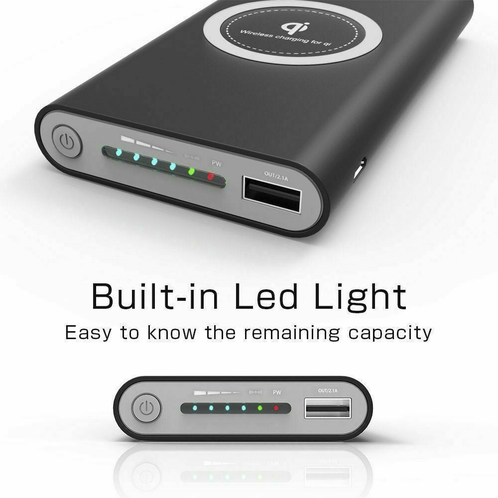 10000mAh Wireless Power Bank