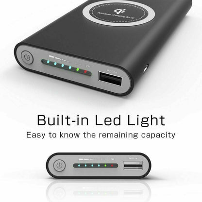 10000mAh Wireless Power Bank