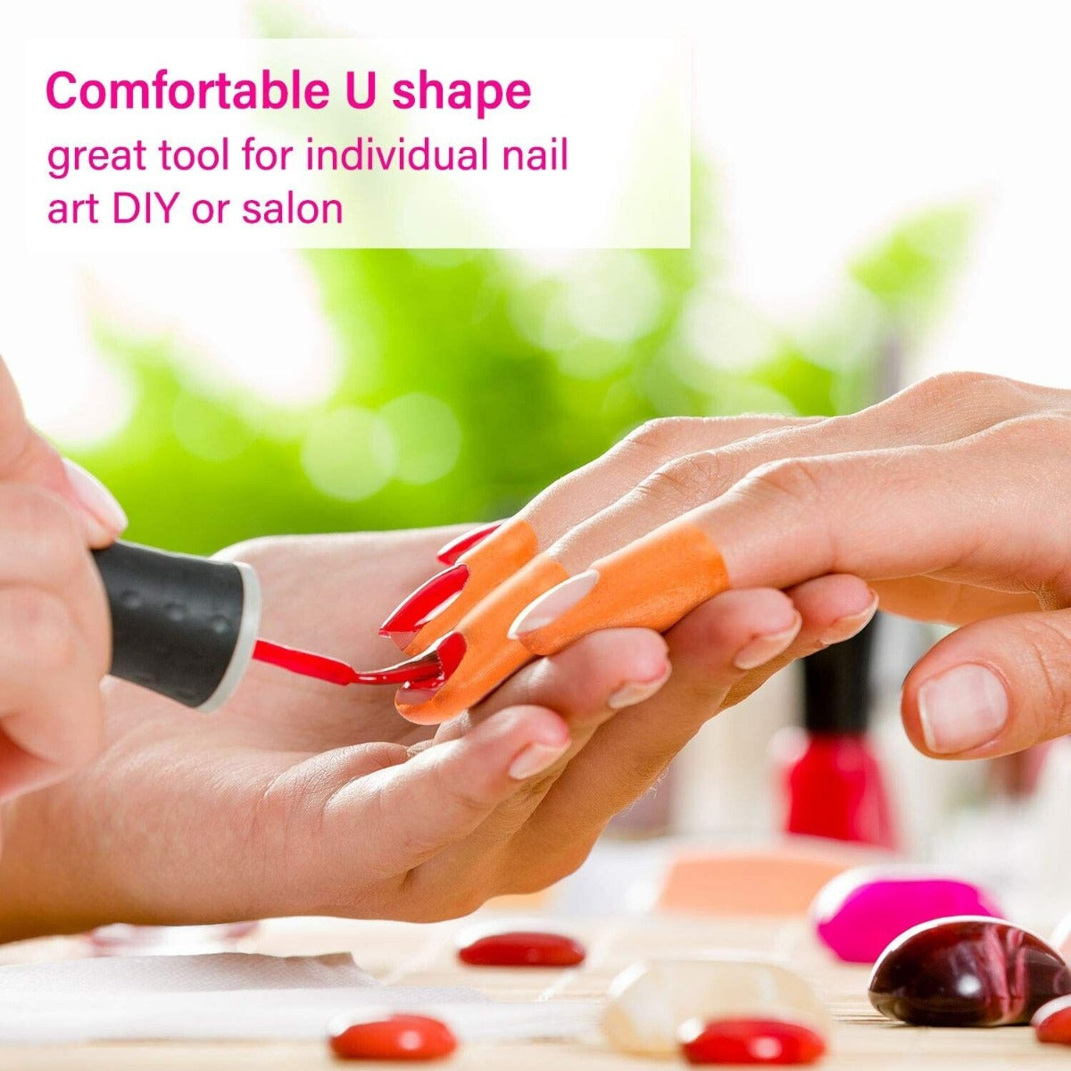 Nail Protector Peel Off Tape - Pink