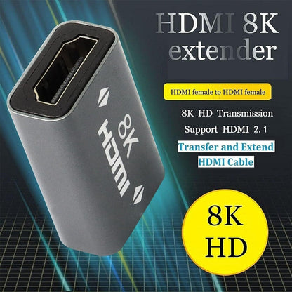 HDTV Connector 8K, Female to Female Coupler