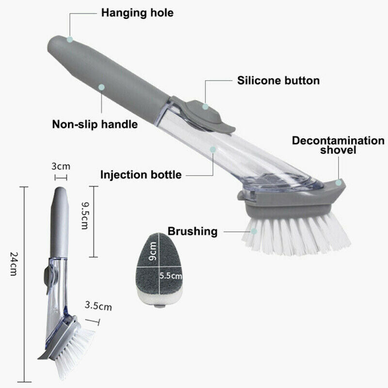 Kitchen Pan Cleaning Brush