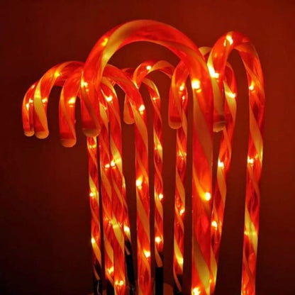 Solar Cane Ground Lamps Christmas