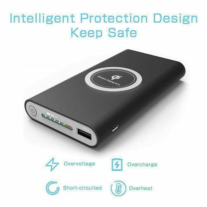 10000mAh Wireless Power Bank