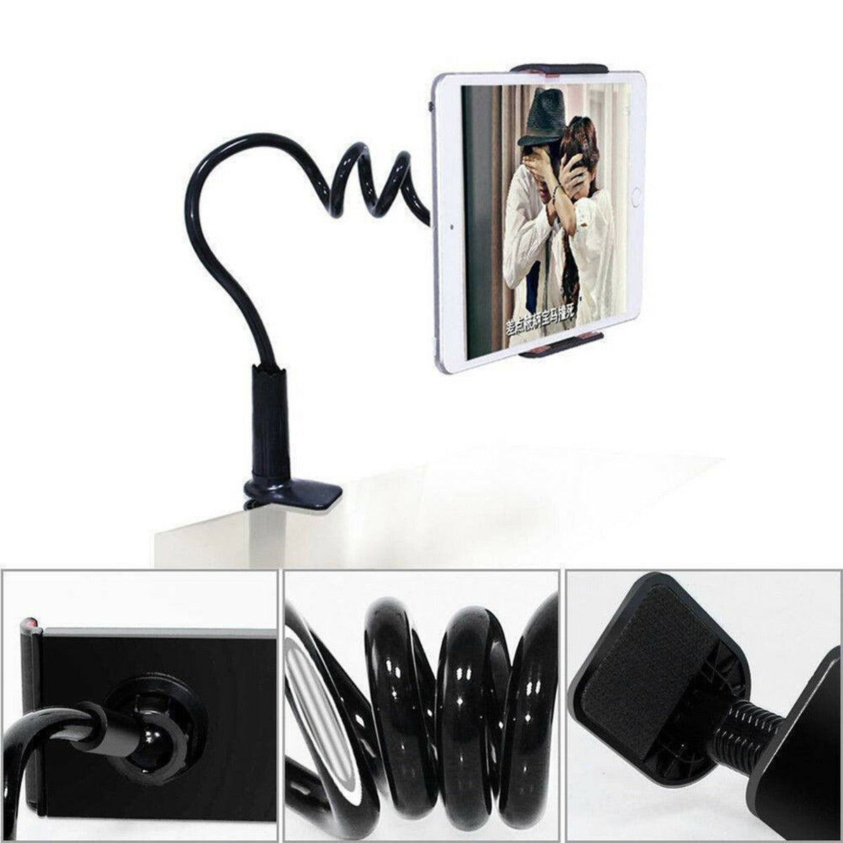 Lazy Bracket Phone Holder-Black