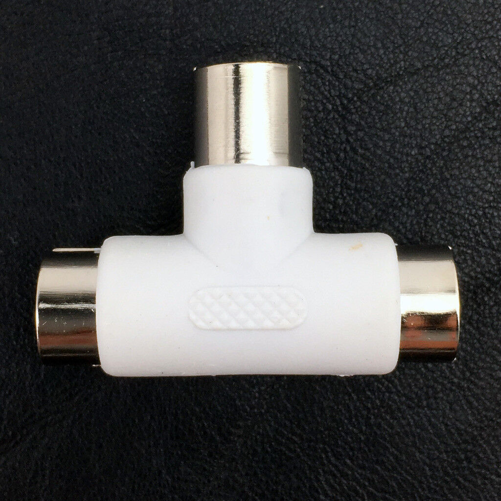 TV Antenna Splitter 1-Male to 2-Female