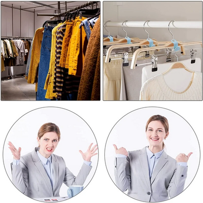 60pcs Clothes Hanger Connector Hooks