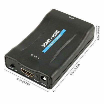 SCART to HDTV Scale Converter Adapter