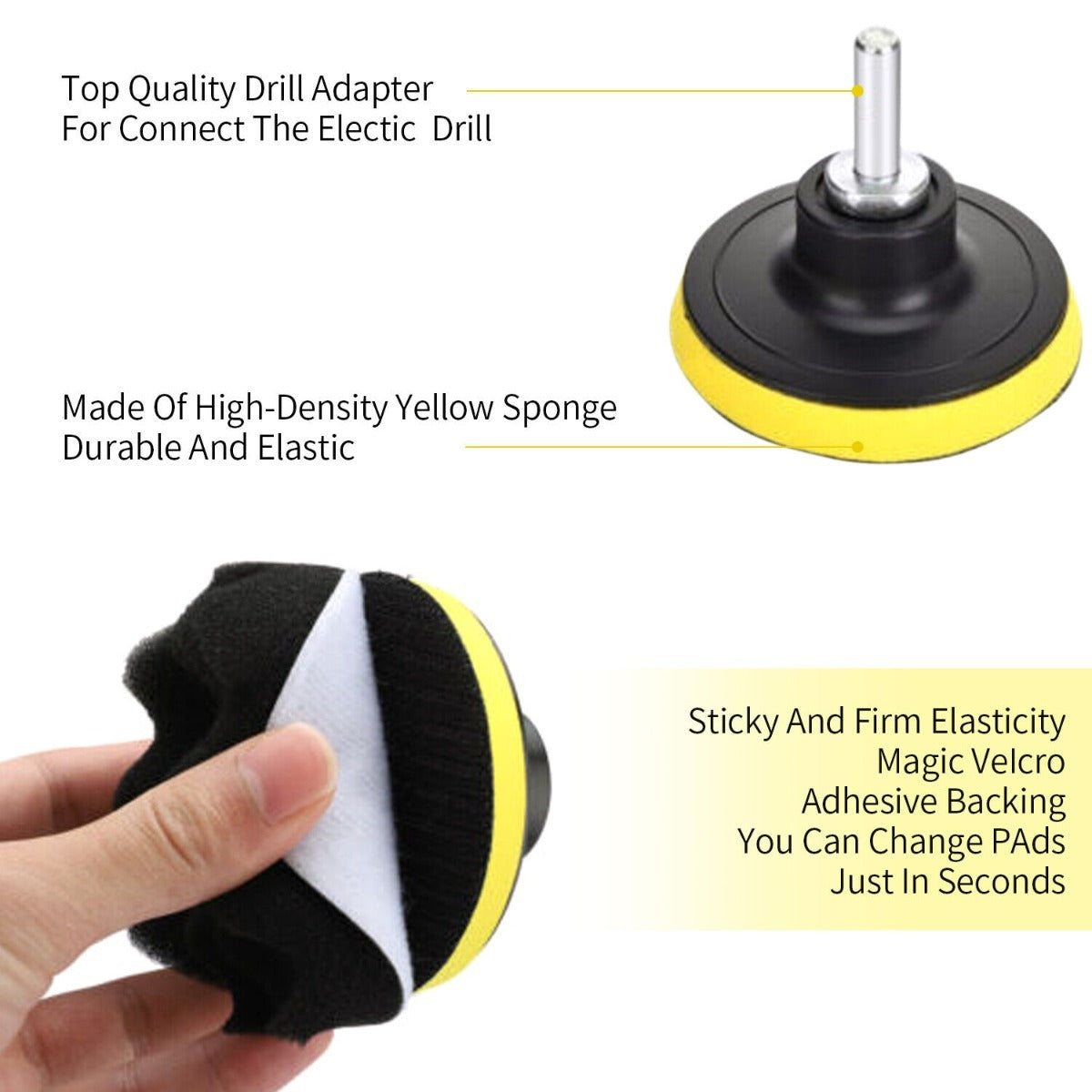 12pcs 4 Inch Polishing Pads Set