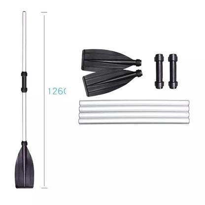 1pair Heavy-Duty Aluminium Alloy Kayak Paddles