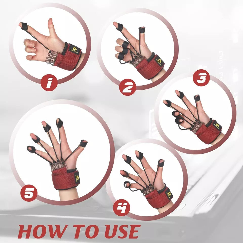 Finger Strengthener Resistance Band for Men and Women