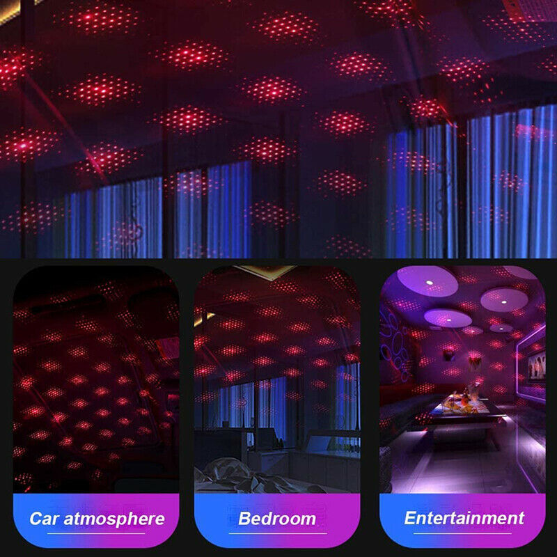 USB Car Star Night Light