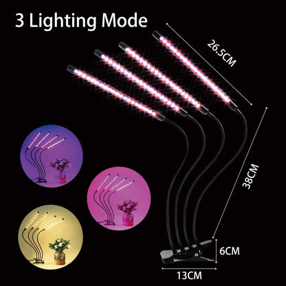 4 Heads Plant Grow LED Light
