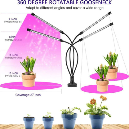 4 Heads Plant Grow LED Light