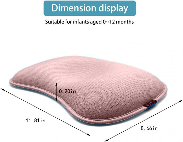 Baby Head Shaping Pillow-Pink