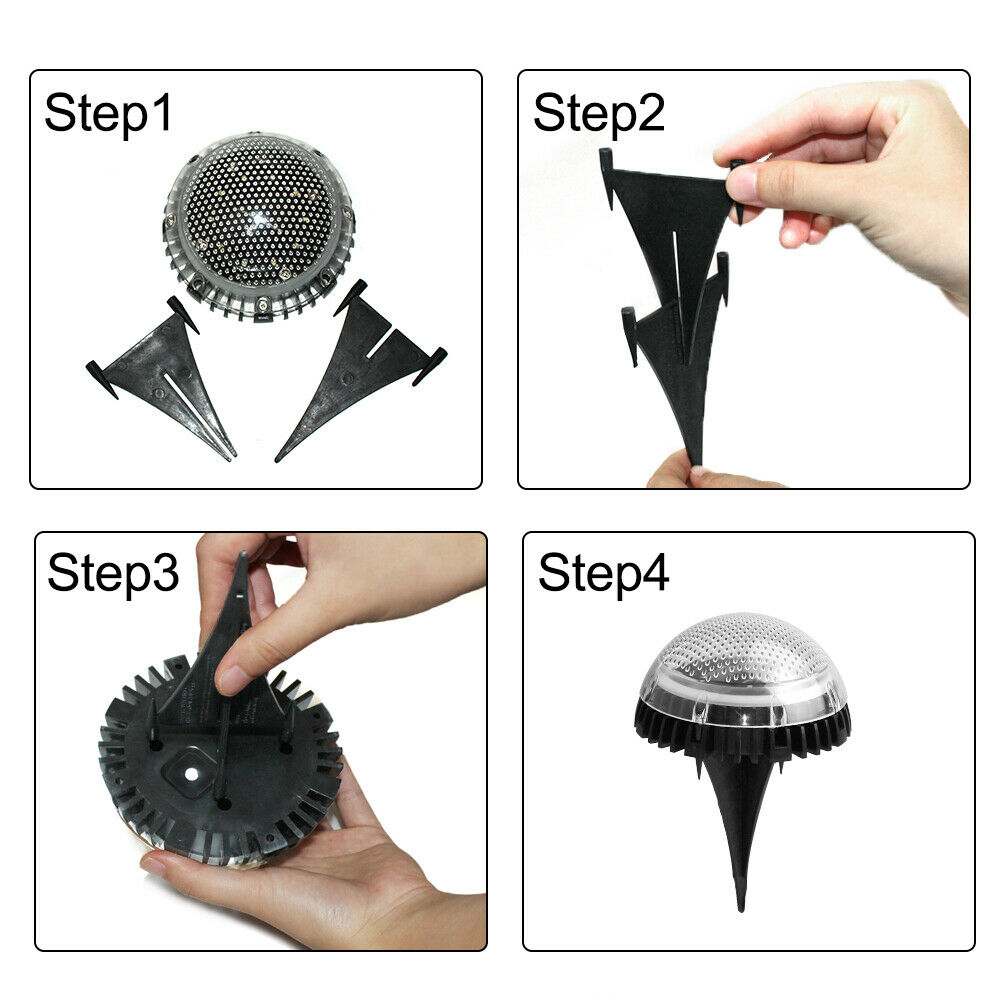 8 LED Solar Lights Garden