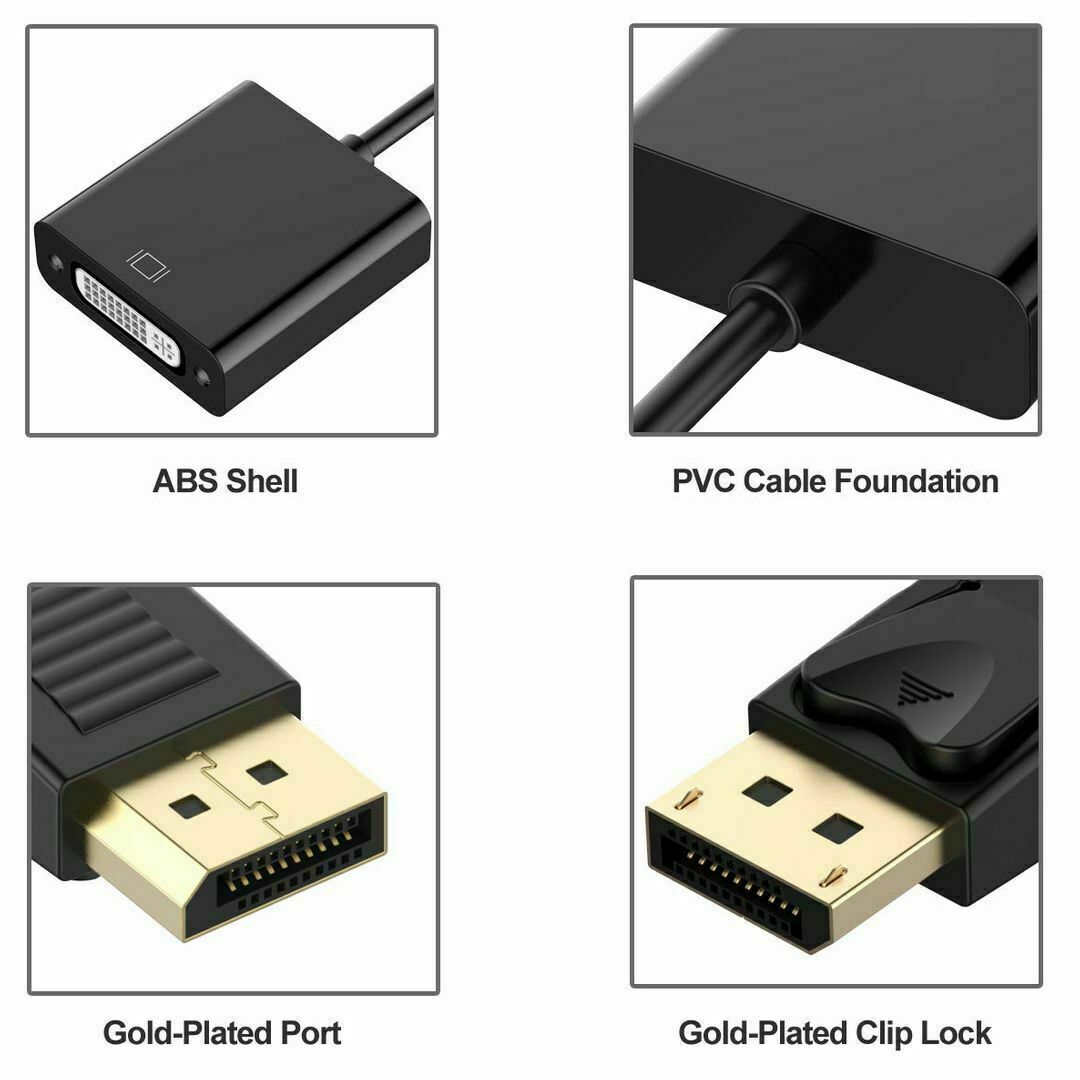 Display Port to DVI adaptor